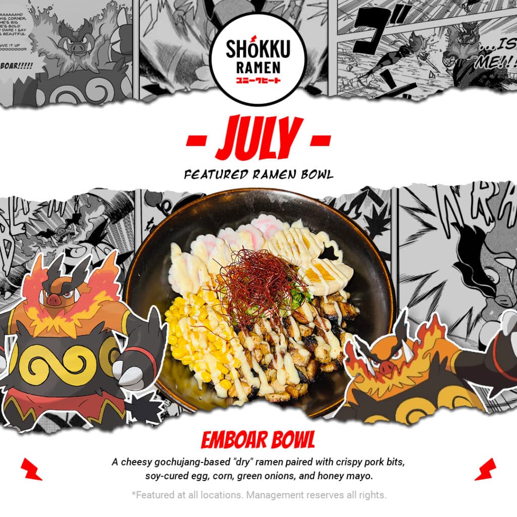 Shokku Ramen Bowl of the Month July 2026